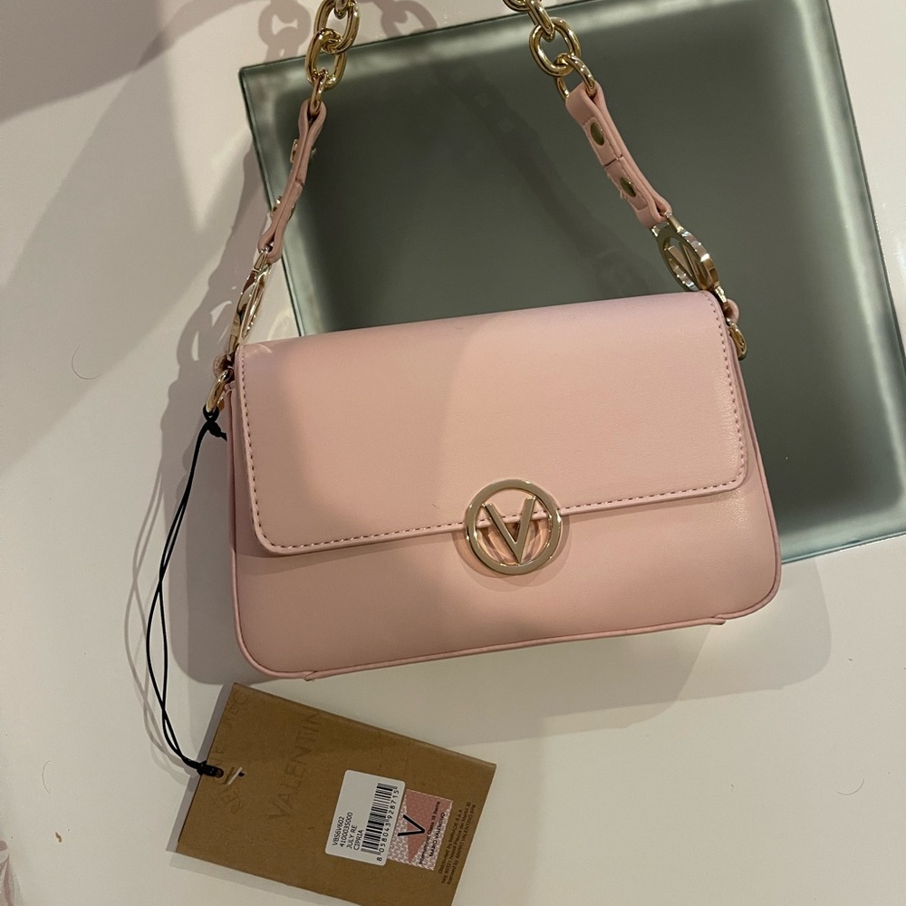 NWT Mario Valentino Purse (Black & Pink) - Picture 2 of 12